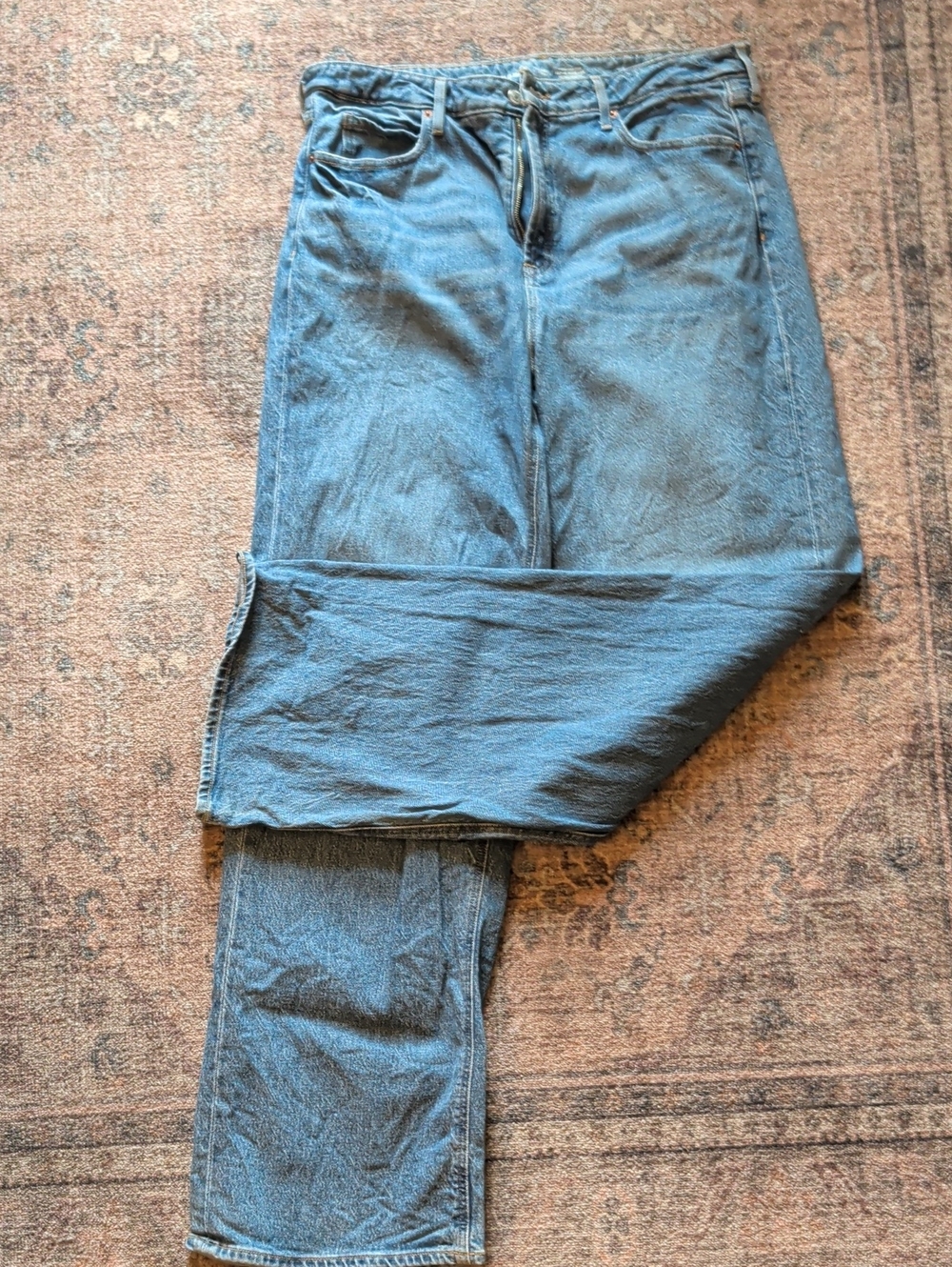 Old Navy Extra High-Rise Wide Leg Women's Blue Jeans